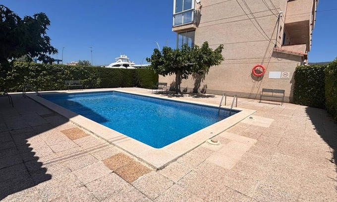 Santa Margarida Apartment | PB4-Apartment with comunal pool and lift