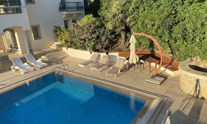 Yalikavak Villa | Peace and quiet, sea and mountain views, plenty of space and complete privacy