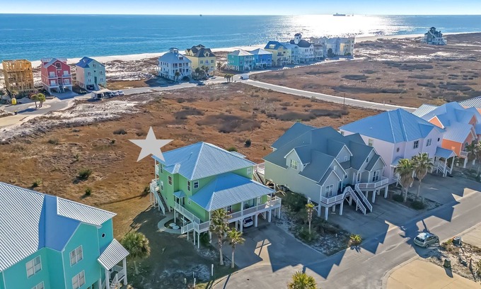 Fort Morgan House | Peace & Quiet! Priv Beach Access/Pool/Fireplace, By Marina/Pier/Wildlife Refuge