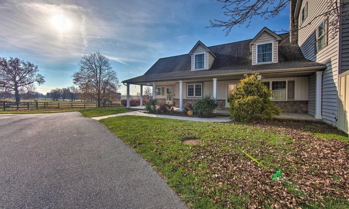 Bird In Hand House | Peaceful Bird in Hand Home w/Farmland Views!