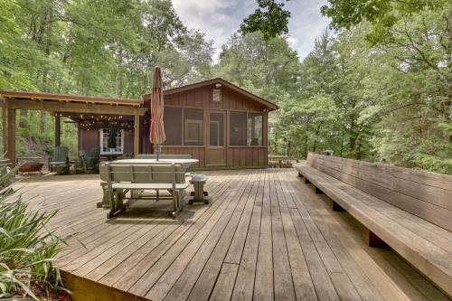 Carrollton House | Peaceful Carrollton Retreat with Deck and Fire Pit!