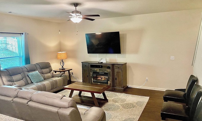 Douglasville House | Peaceful home in Douglasville, 25 minutes from ATL. New Home, Fenced-in Backyard