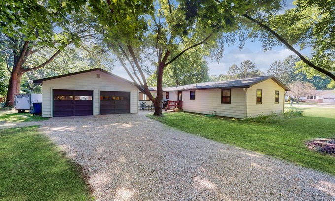 Saint Joseph House | Peaceful Home with Firepit, Gas Grill, WIFI, Private W&D & Nearby Beach Access