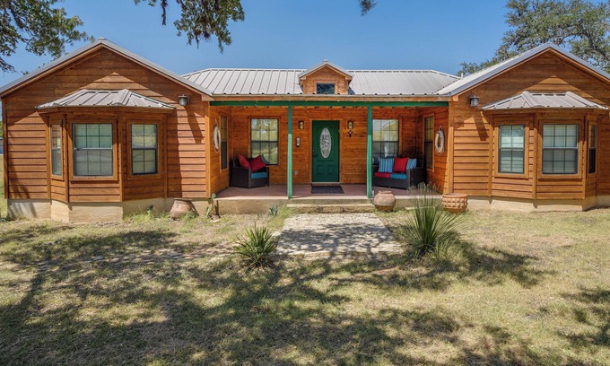 Bandera House | Peaceful & Secluded Bandera Home w/Deck & Grill!