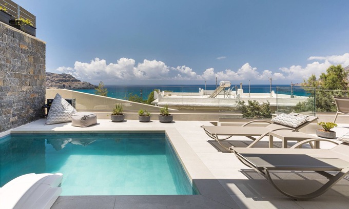 Plakias Villa | Pearl Villa II, redefined island chic - Private Heated Pool & BBQ