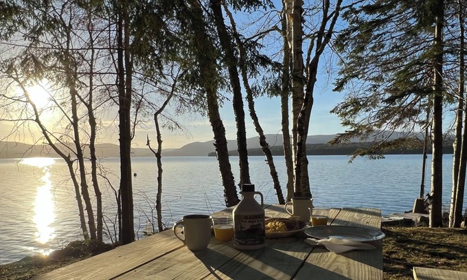 Rangeley Plantation House | Pebble Cove - private lakefront on Mooselookmeguntic Lake