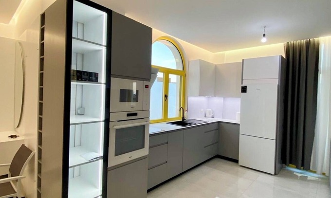 Dhermi Apartment | Penthouse Beachfront Apartment, Santorini Residence Drymadhes, Dhermi, Albania