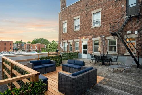 Saint Henri Apartment | Penthouse Downtown-Sunset Private Terrace 1400SQFT