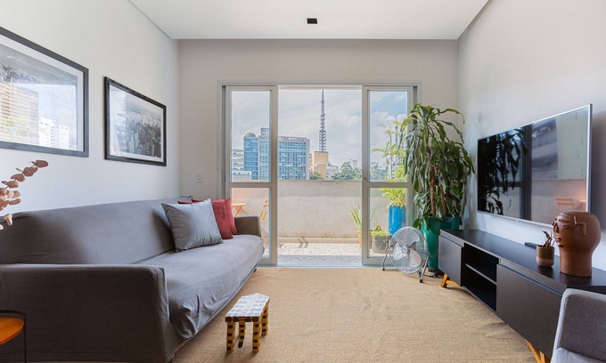 Cerqueira Cesar House | Penthouse @ Jardins| AC | 2 bedrooms