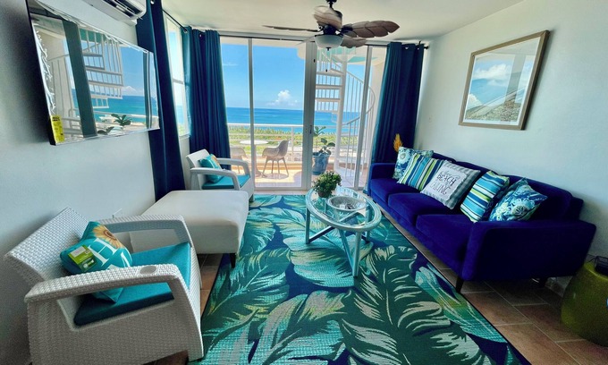 Emajagua Apartment | Penthouse Oceanview with Private Terrace with BBQ and Amazing views