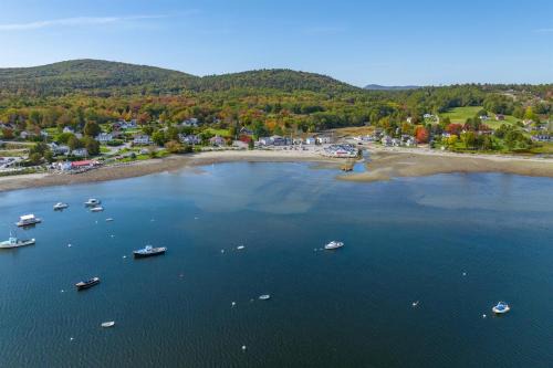 Lincolnville Apartment | Penthouse Private Balconies Beach and Water Views
