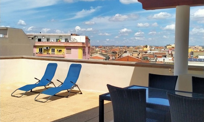 Province of Cagliari Apartment | Penthouse with large panoramic terrace