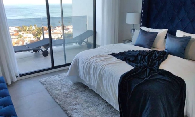 Manilva Apartment | Penthouse with stunning sea views-ideal for remote working