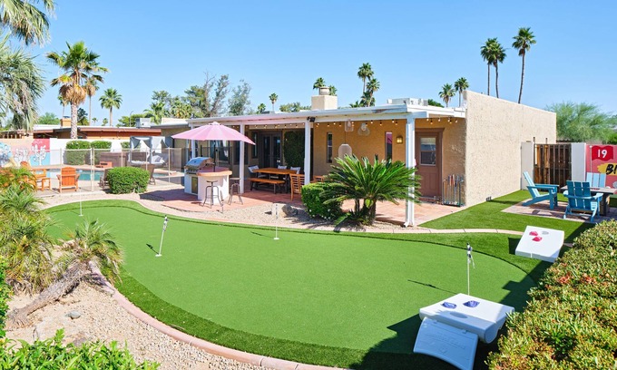 Shea North Estates House | Perfect Scottsdale Location! Dual Masters, Heated Pool, Spa, Arcade & Golf!