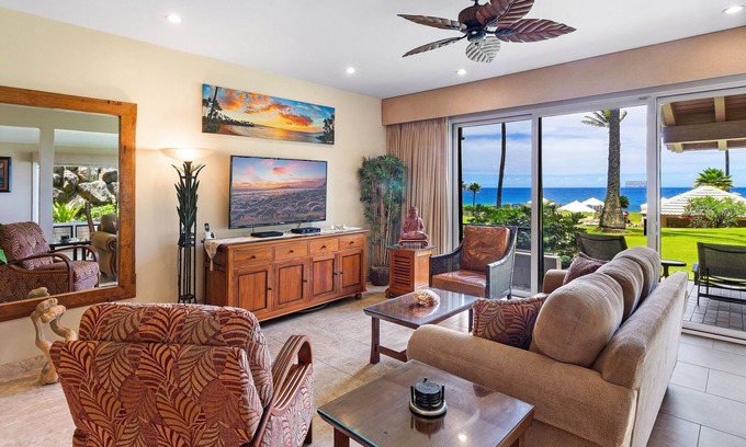 Napili Villa | Perfect Time to Enjoy Maui & Save $ ~ NICE OCEAN FRONT Villa ~ Newer AC ~ Platinum Maui Vacations