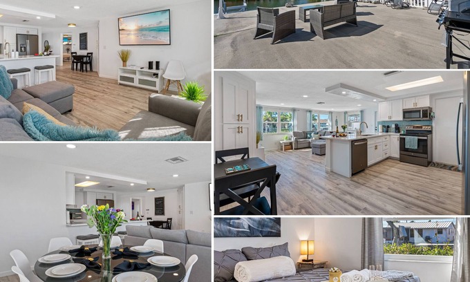 Hudson Beach Estates House | Perfectly Renovated Home on a Waterfront Canal