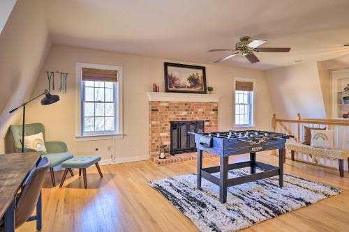 Reva House | Pet-Friendly Cottage with Game Room and Fire Pit!