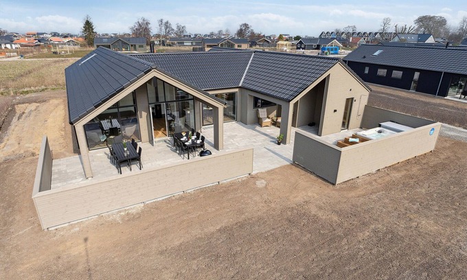 Hasmark Strand House | Pet friendly home in Otterup with sauna