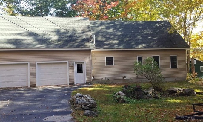 Raymond House | Pet-friendly home on peaceful Raymond Pond with beautiful sunrise views!