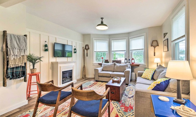 Saranac Lake House | Pet-Friendly Saranac Lake Retreat w/Deck & Yard