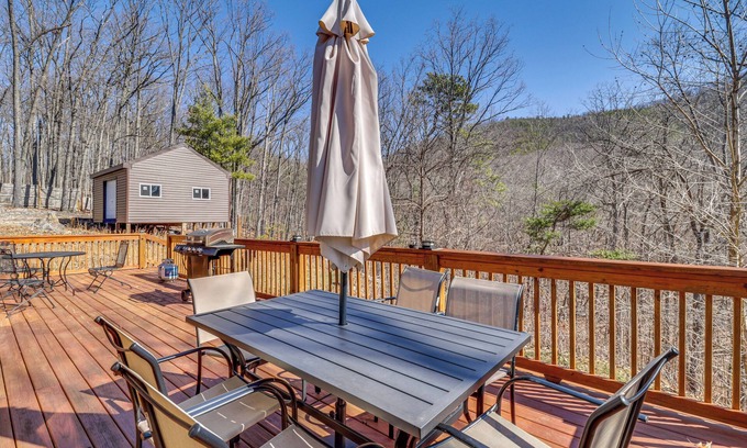 Shenandoah Cabin | Pet-Friendly Shenandoah Cabin w/Fire Pit & Grill!