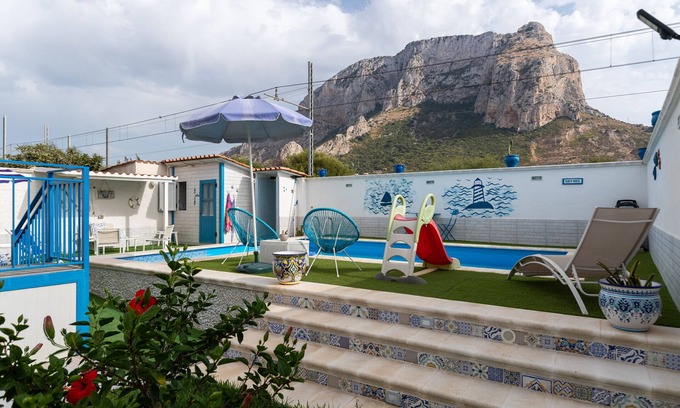 Cinisi Villa | Pet-Friendly 'Villa Cinisi' with Sea View, Shared Pool & Wi-Fi