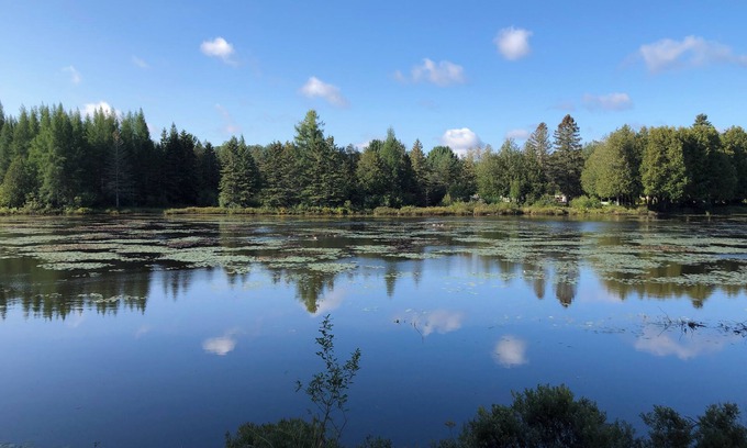 Val Morin Apartment | Petit Train du Nord - KM 39 - Cedar Creek GetAway
