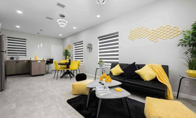 Pharr Apartment | Pharr Chic: Fresh & Stylish Getaway for Families