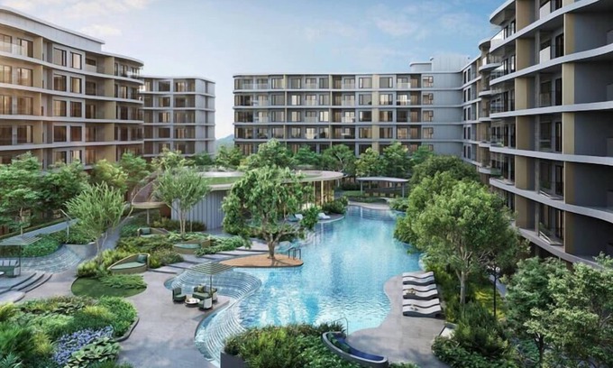 Phuket Condo | PHUKET - New! PHYLL Condo , 2 BR Max 3 pax, Kitchen, TV65", 41 sqm, Pool View