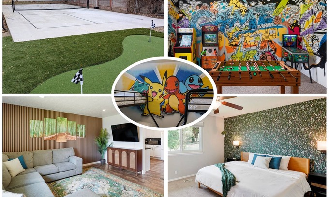 Lakeview House | Pickleball, Golf, Arcade, Sleeps 15 people! Near Mountains, Ski Resorts, BYU/UVU