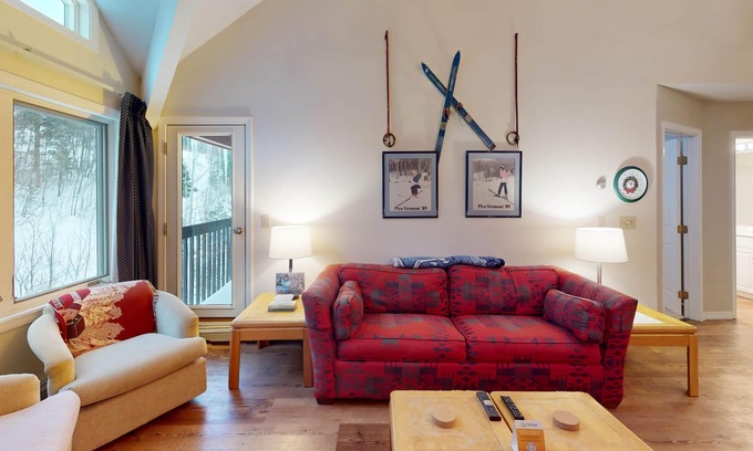 Killington Condo | Pico Village Resort H304-A beautiful 2-bedroom with loft family-friendly condo ski on ski off