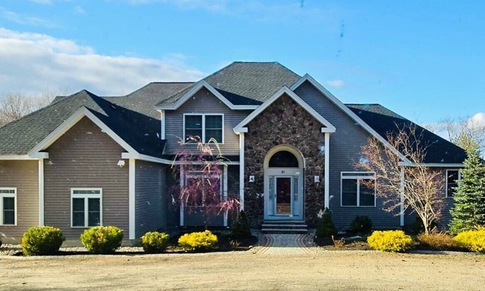 Pine River Pond House | Pine River Pond Paradise on the cove private dock, deck, patio, firepit, AC, W/D