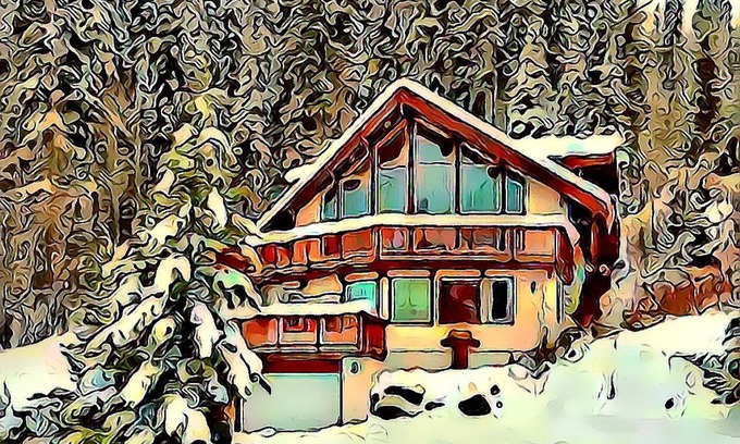 Sunburst Estates Ski Chalet | Pinetree Chalet 4-6BDM/ba I Read on:LongStay=LowerRate I View I HotTub I Ski-In