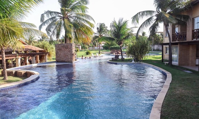 Pipa Apartment | Pipa Paradise apartment with sea view, full kitchen, swimming pool and barbecue.