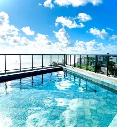 Joao Pessoa Apartment | plat de luxo em frente ao oceano