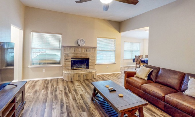 Azle House | Pleasant home near lake with furnished, inviting deck & firepit - dog-friendly