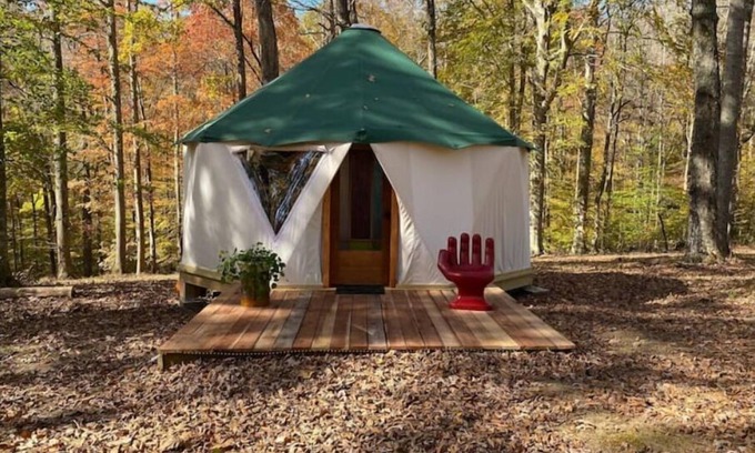 Monticello House | Plush Yome Tucked in the Woods