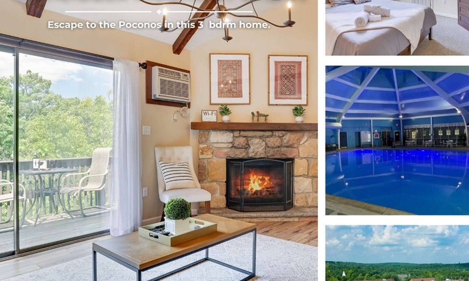 Village at Camelback Apartment | Pocono Mountain Chalet | Camelback Ski-in Ski-out!