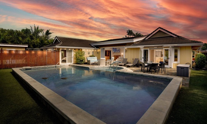 Bayview House | Poipu Kai 3 Bedroom with Pool and Spa steps to Shipwreck Beach