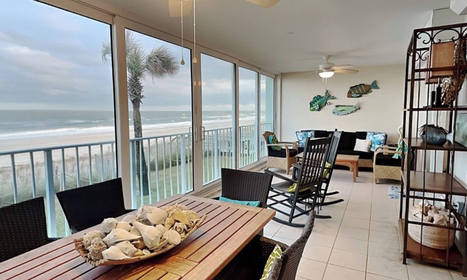 Sawgrass Condo | Ponte Vedra Breakers 651A | Luxury Oceanfront w. Sunroom