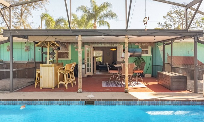Cocoa House | Pool Home Hideaway - 3 Bedrooms in Port St John - Watch Launches from the Pool!