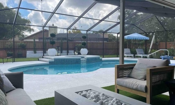 Bloomingdale House | Pool, Hot Tub, Ambiance & Good Times, Heated Pool, Hot Tub, Ambiance & Good Times