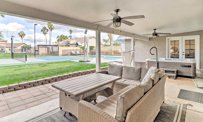 Mesa House | Pool, Hot Tub and Home Gym Luxe Mesa Retreat