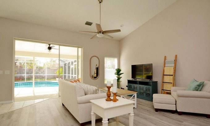 Rockledge House | Pool house minutes from award winning Golf Course and Zoo!