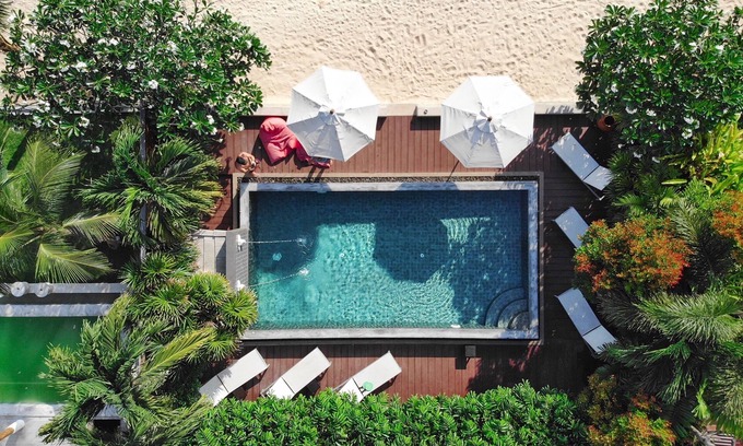 Ang Thong Villa | Pool villa on secluded beach, pool, maid