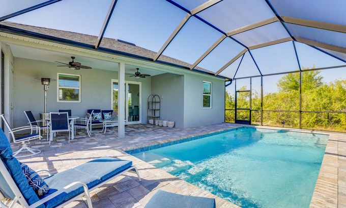 South Gulf Cove House | Port Charlotte Home: Heated Pool, Screened Lanai!
