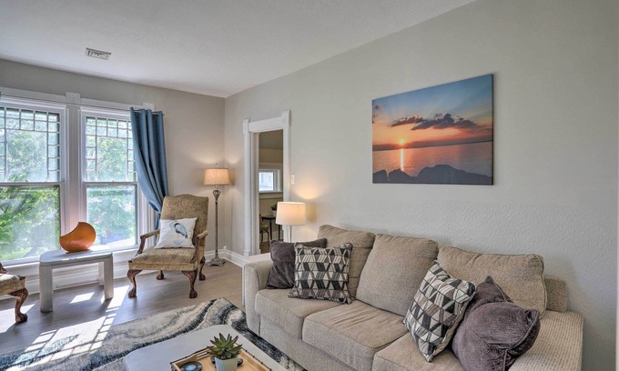 Port Clinton House | Port Clinton Getaway - Walk to Beach & Restaurants