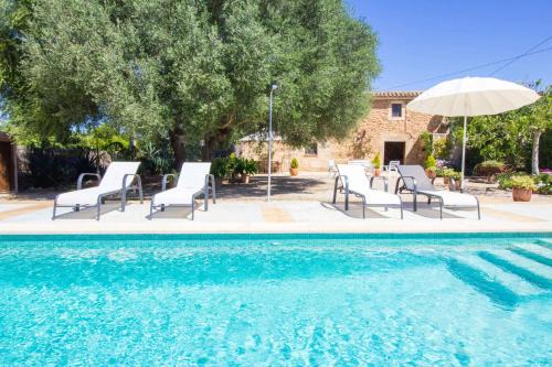Algaida Villa | Preciosa Finca rustica con A/C y piscina exclusiva