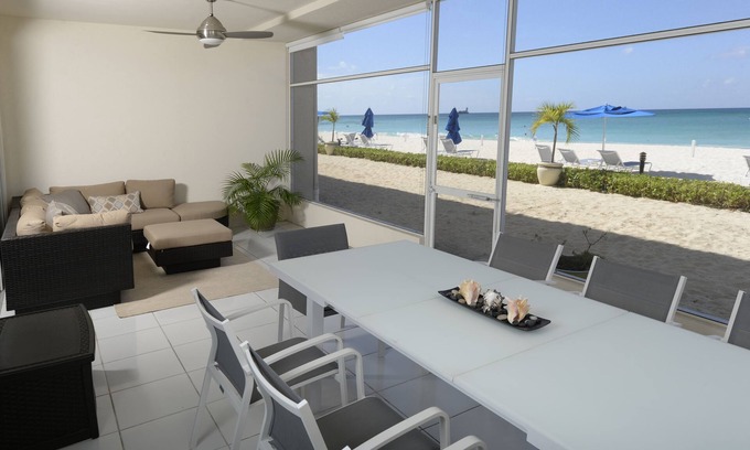 Seven Mile Beach Condo | Prime Residence #7 on 7 Mile Beach, High-End Ground Floor Beachfront Condo