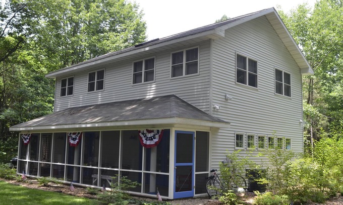 Harbert House | Privacy and quiet await! Four bedroom/three bath family home in Harbor Country.